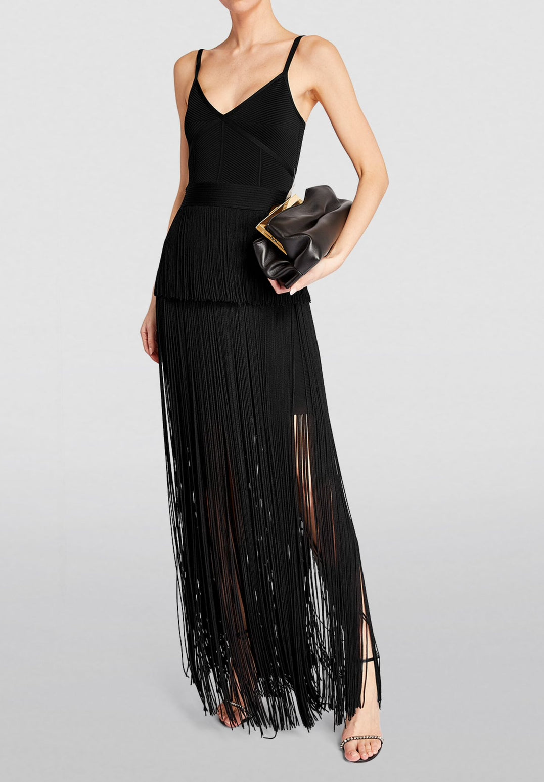 Herve Leger Fringed Dress - nwt