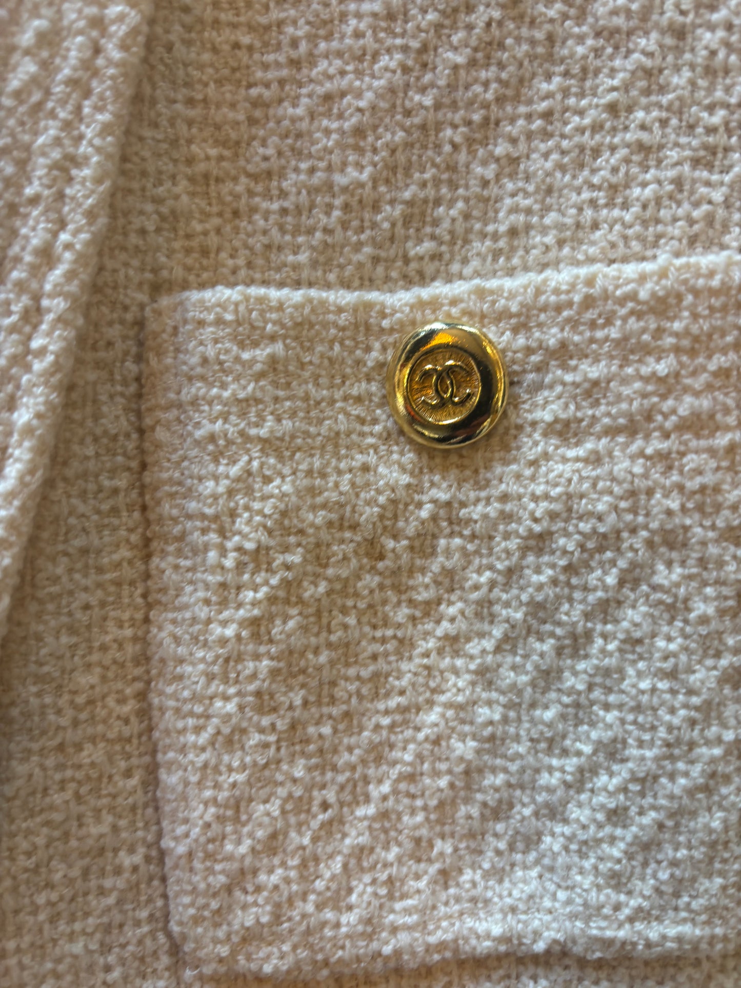 Vintage Chanel Cream Blazer