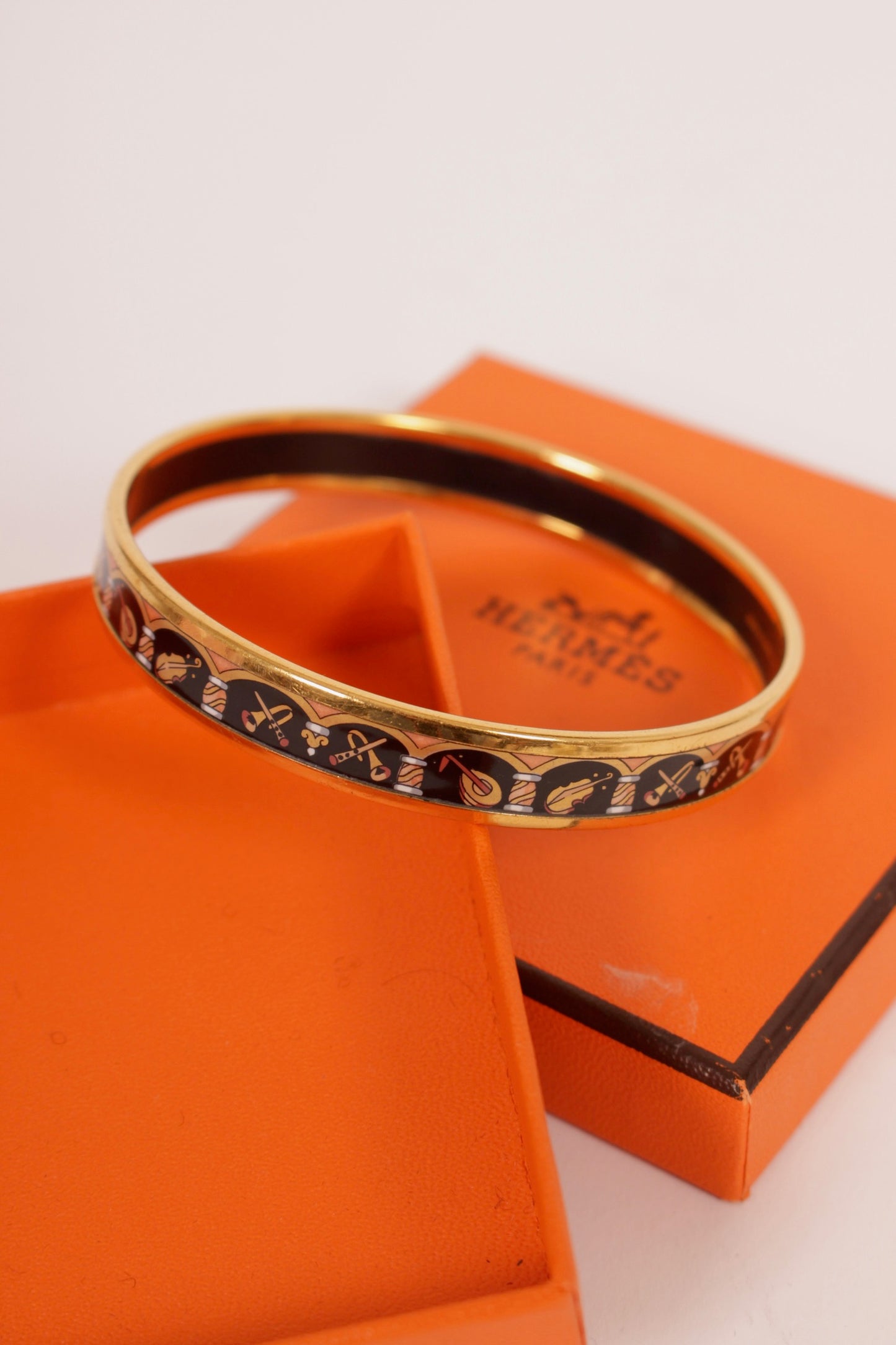 Vintage Hermes Enamel Bracelet