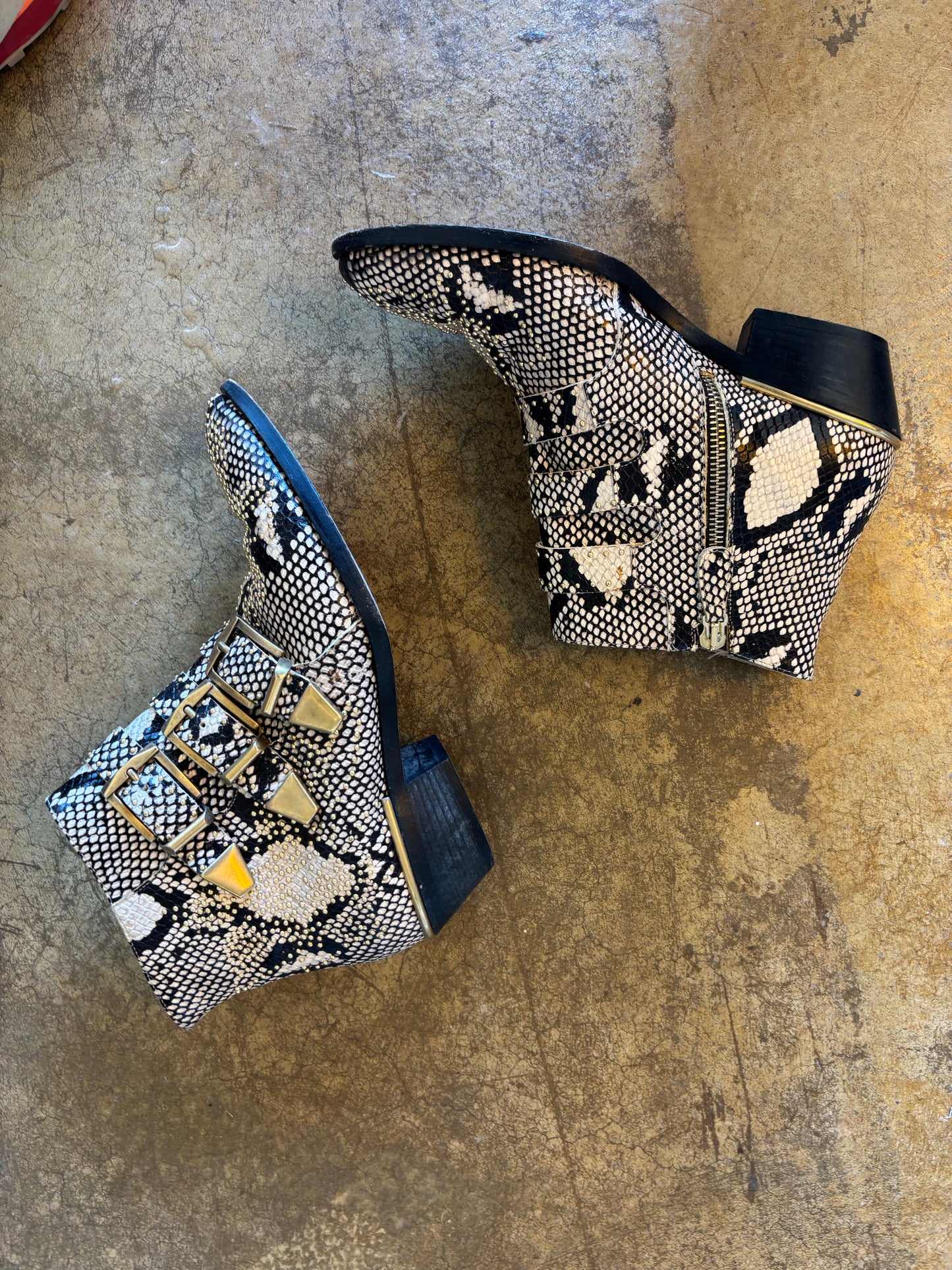 Chloe Susannah Python Boots