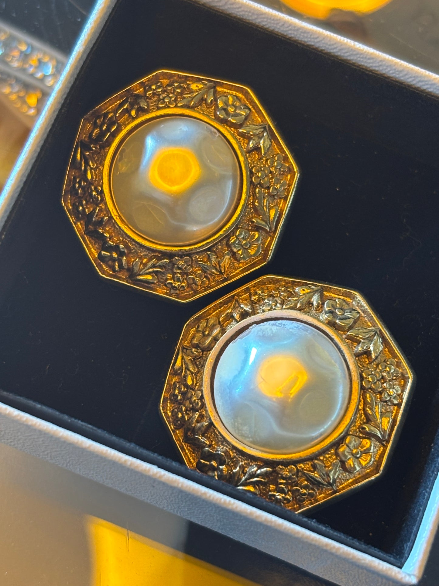 Chanel Vintage Pearl Earrings