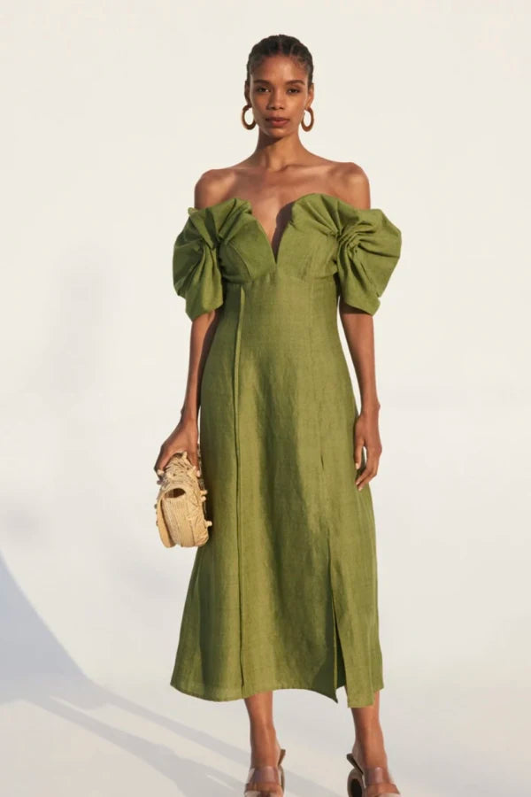 Cult Gaia Linen Dress - nwt