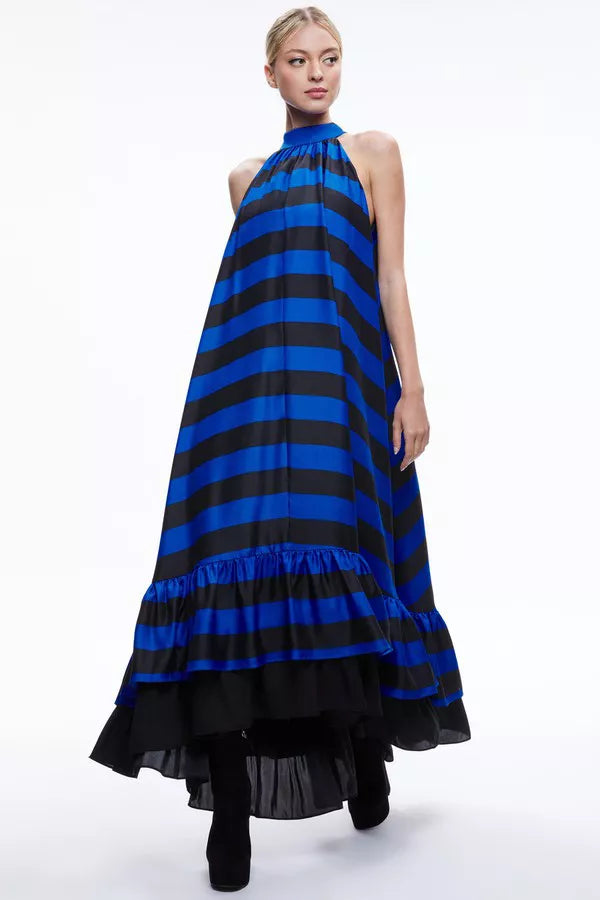 Alice + Olivia Striped Maxi Dress - nwt
