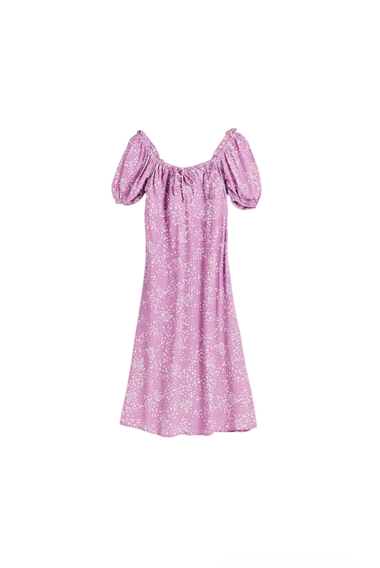 Faithfull the Brand Bette Lilac Dress