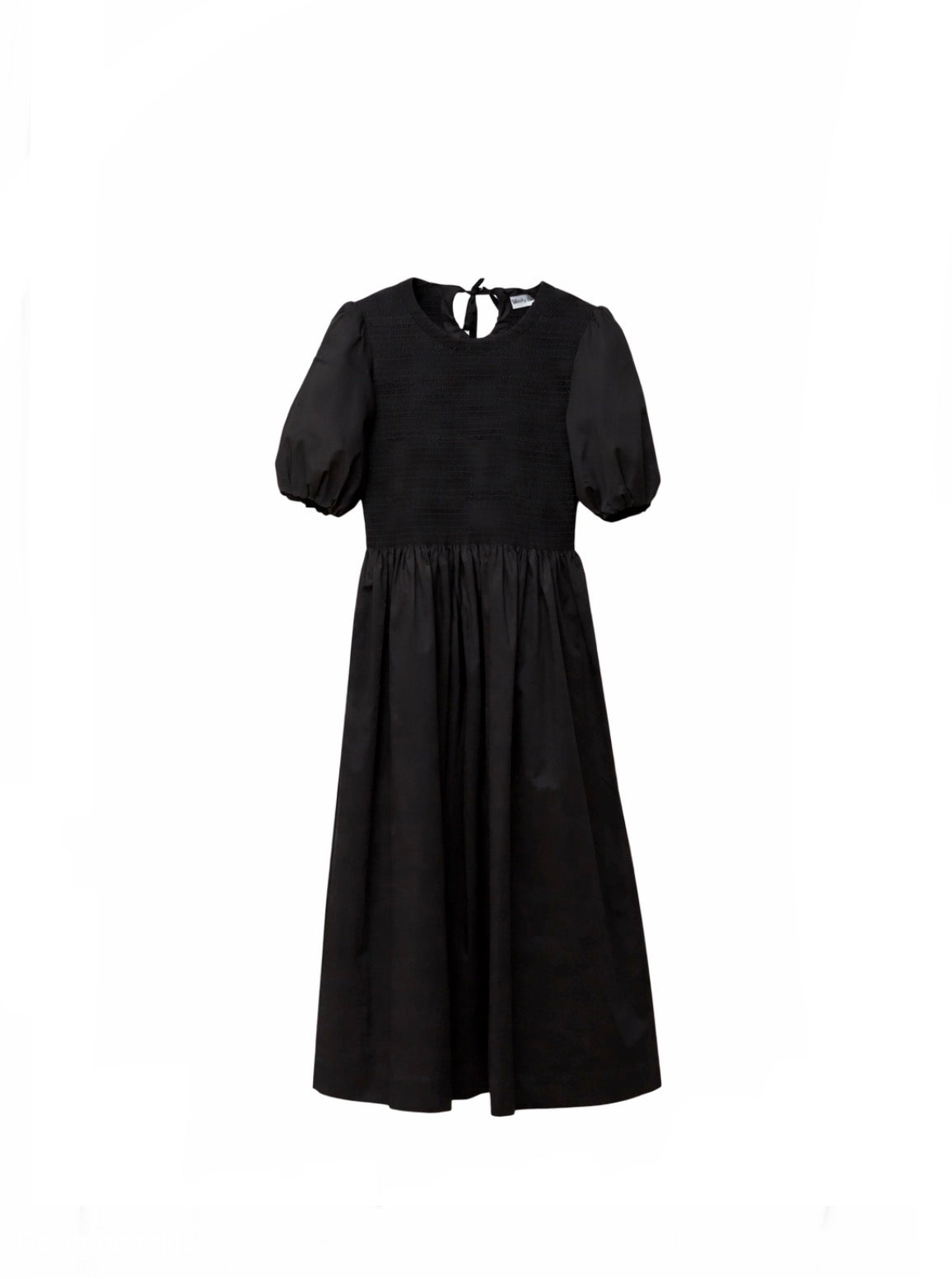 Molly Goddard Rory Black Dress