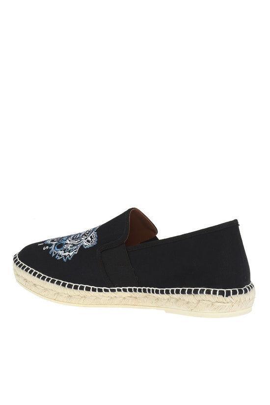 KENZO Black/Blue 'Tiger' Espadrilles