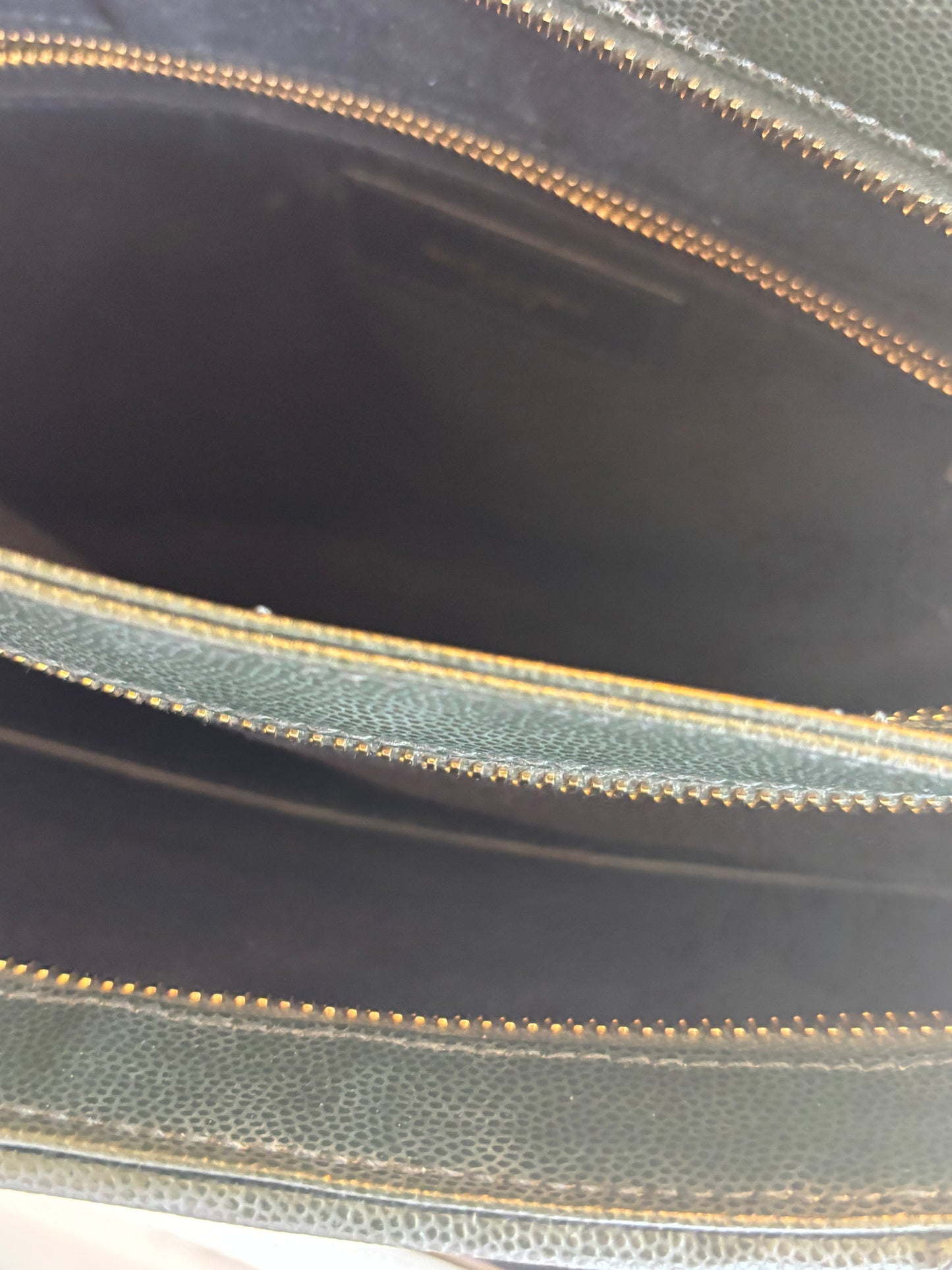 Saint Laurent Forest Green Tribeca Bag