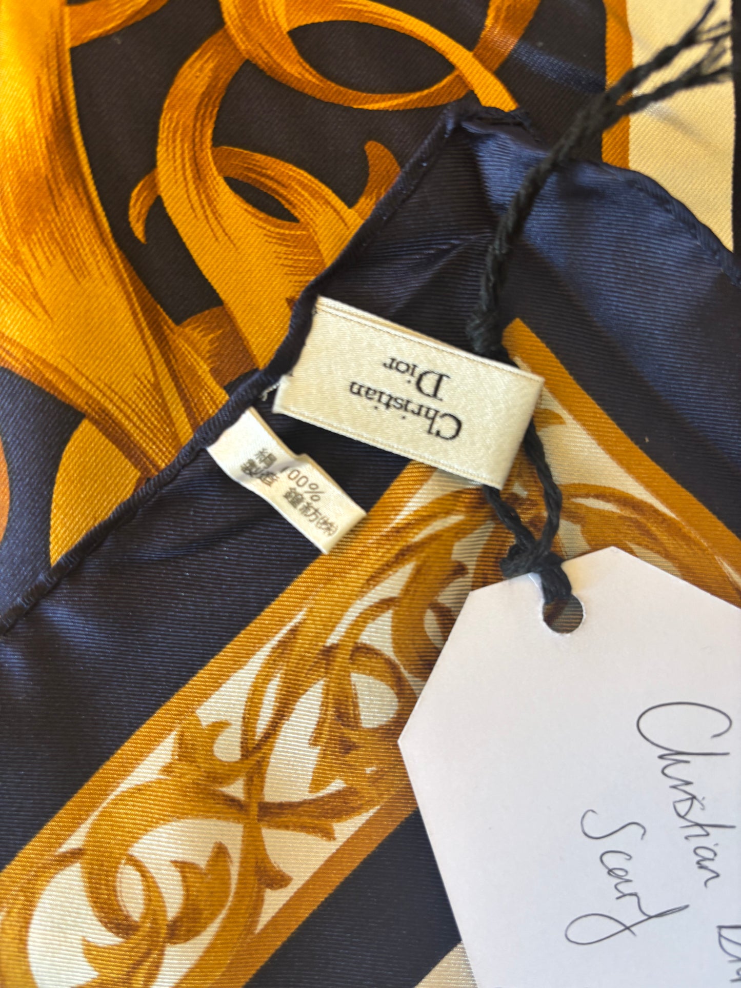 Vintage Dior Silk Scarf