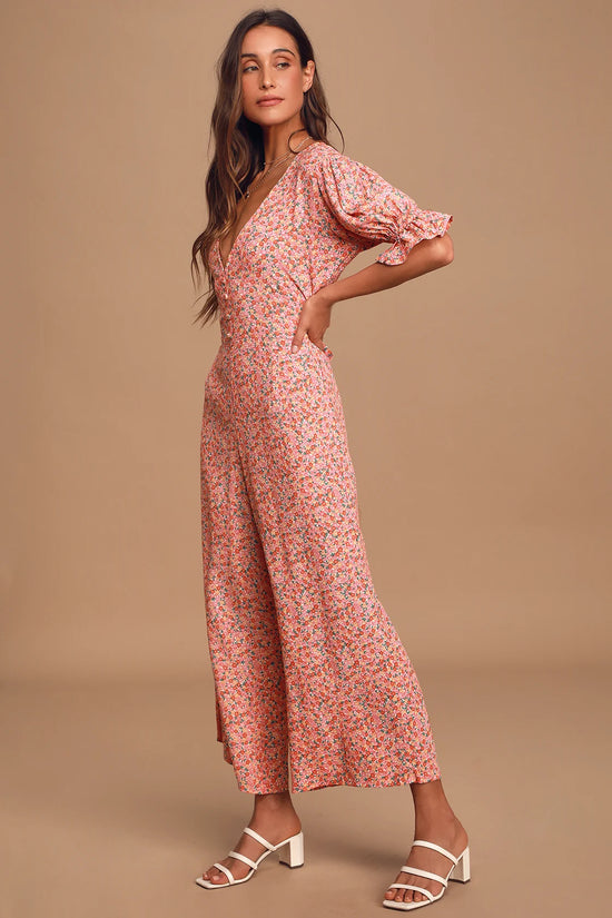 Faithful The Brand Floral Print Jumpsuit