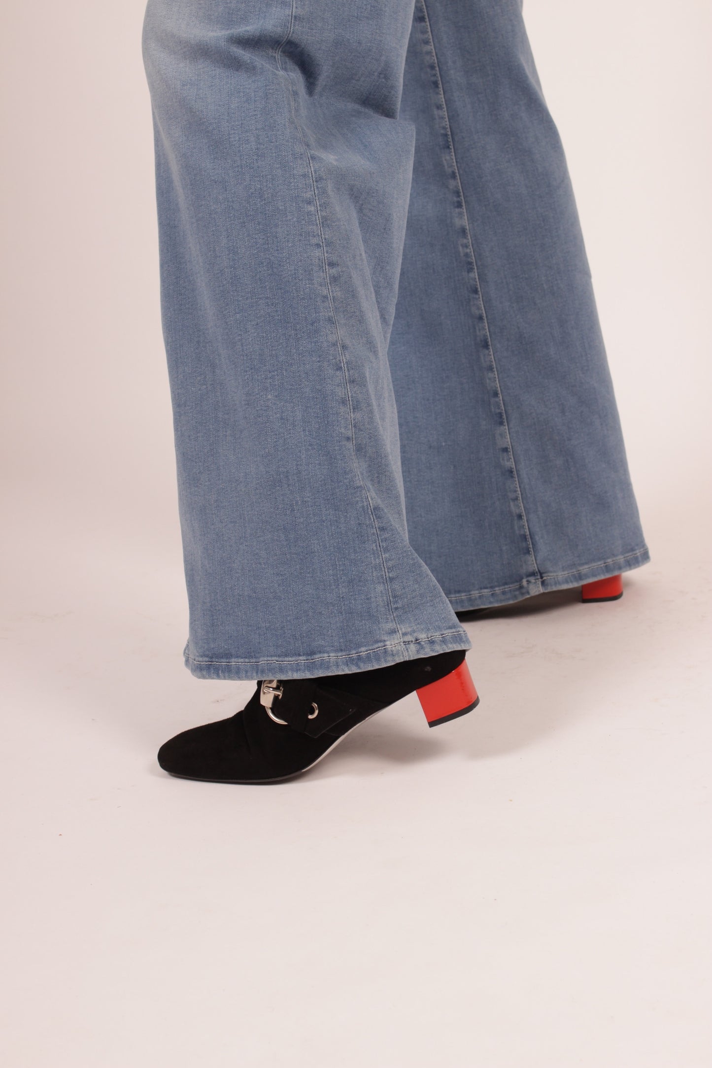 Gucci Suede Buckle Boots