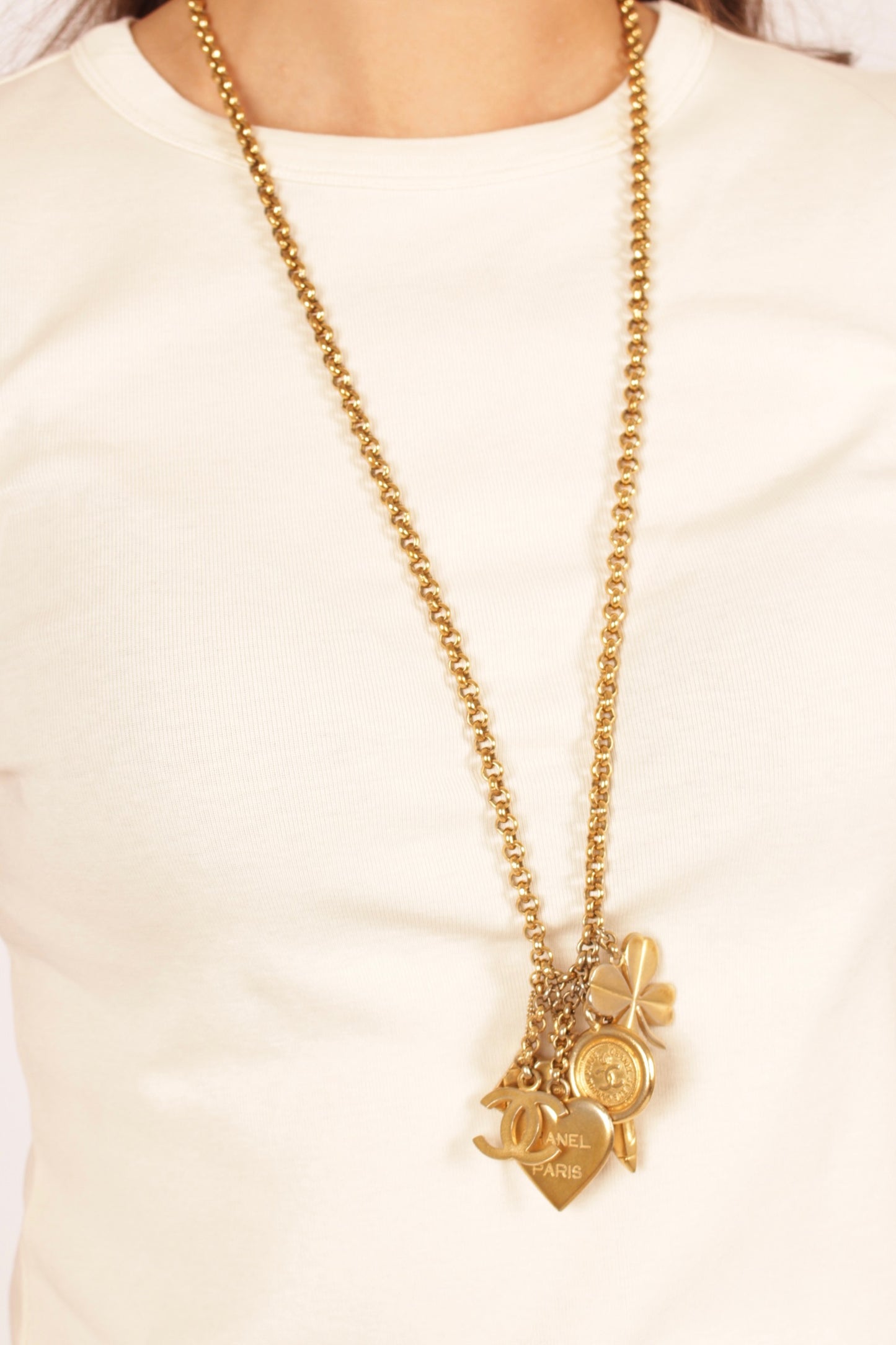 Chanel Vintage Lucky 7 Necklace