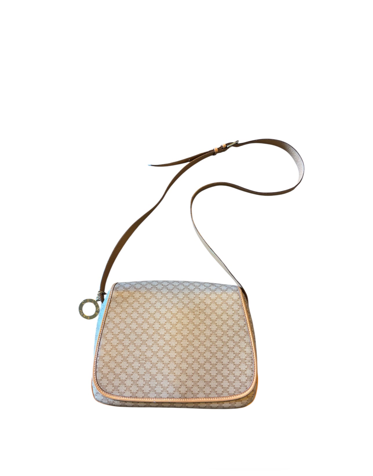 Celine Vintage Beige Macadam Bag