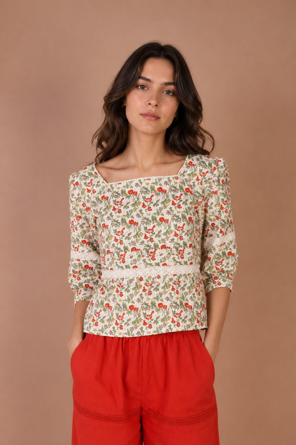 Meadows Floral Top