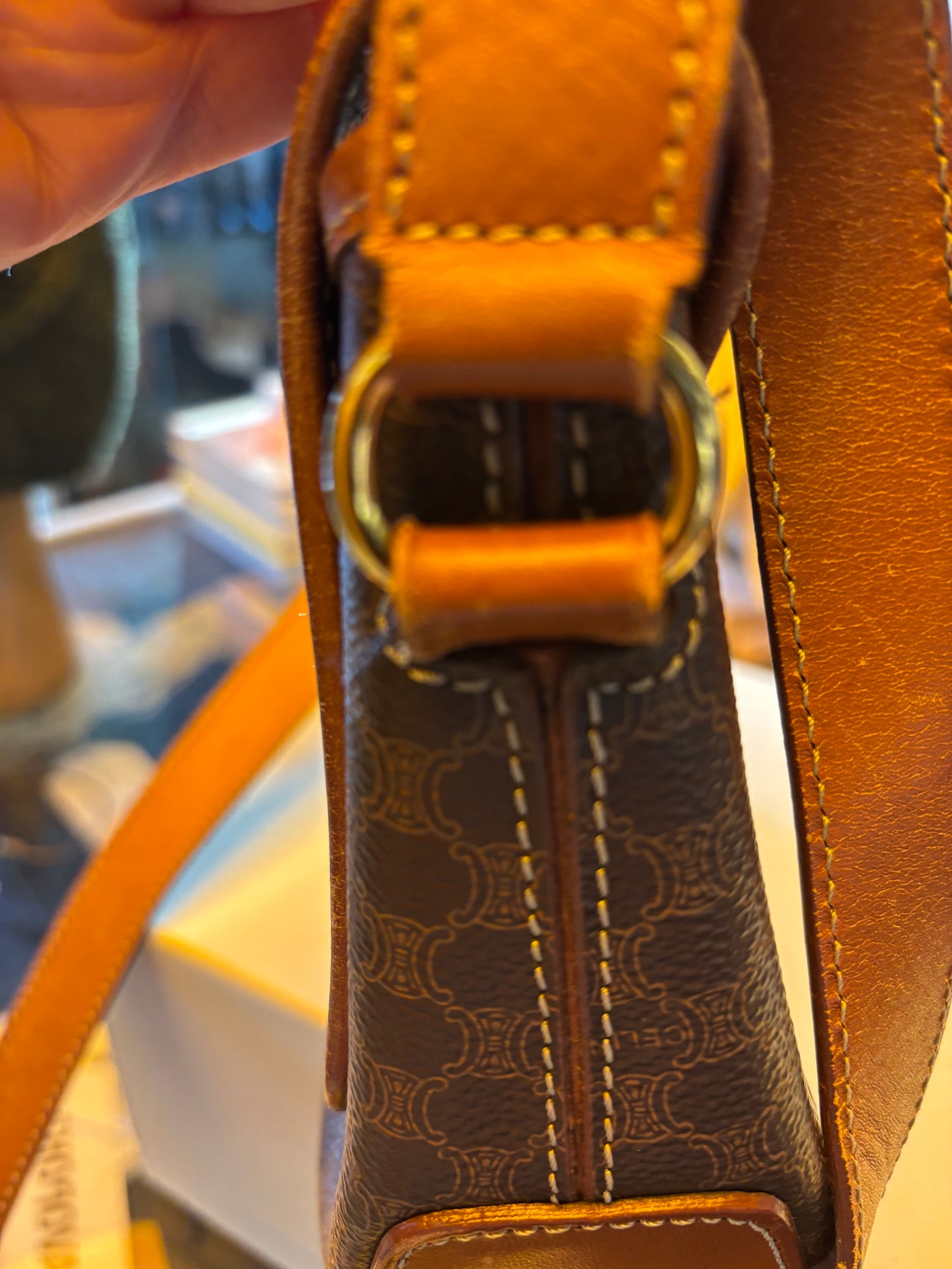 Vintage Celine Macadam Crossbody