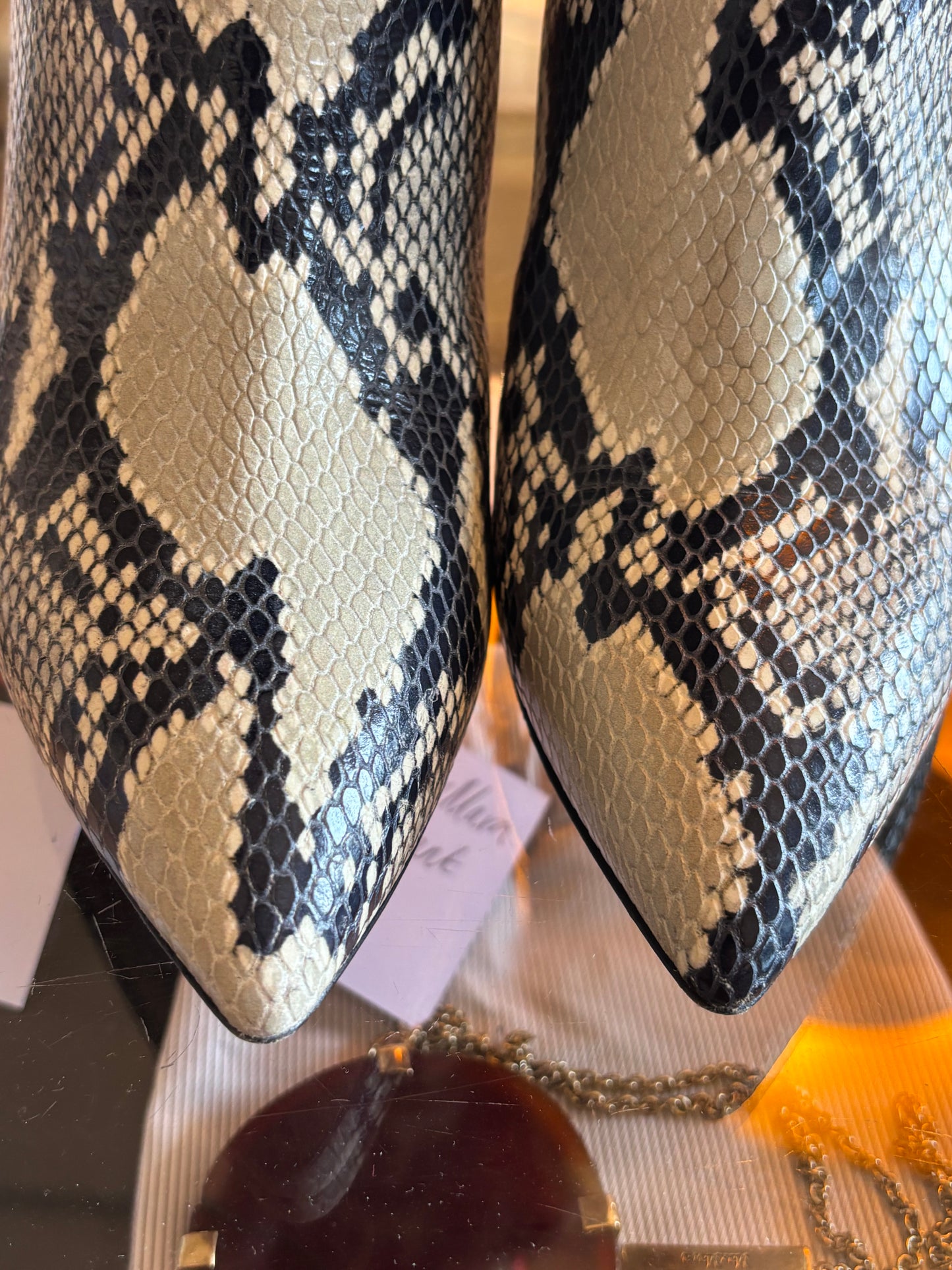 Paris Texas Snake Slouch Boots