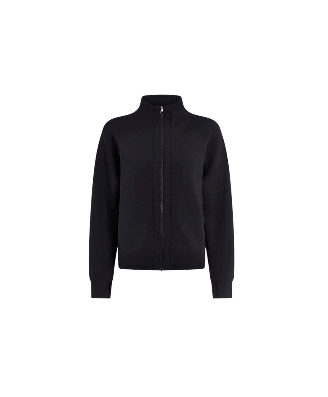 Varley Black Zip Through Sweatshirt