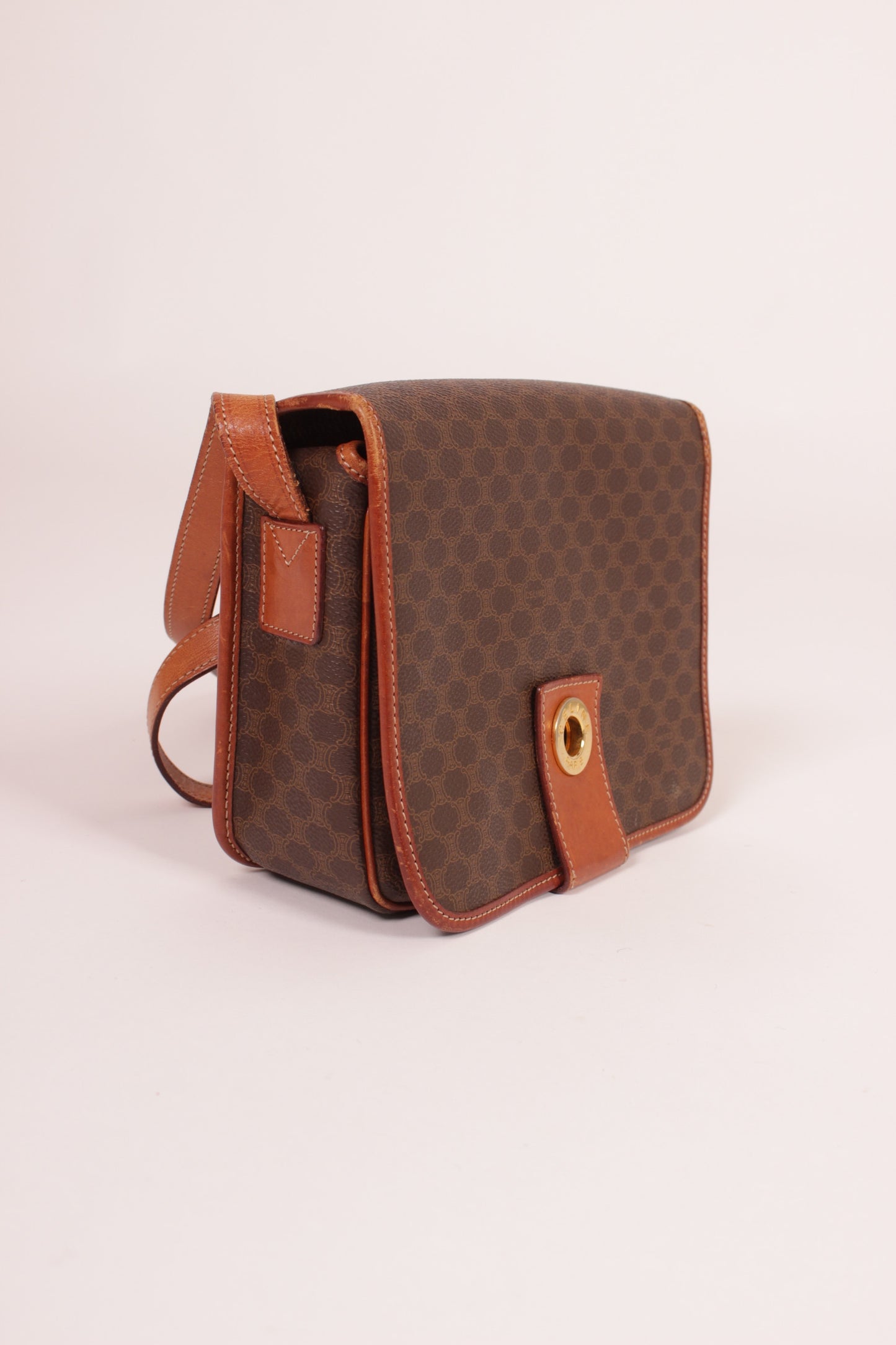 Vintage Celine Crossbody (Circle Gold Logo)