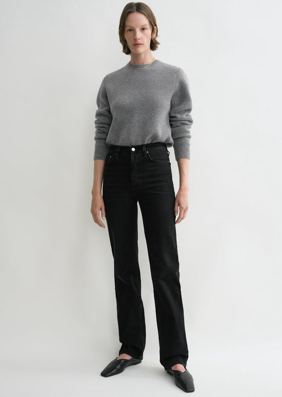 Toteme Classic Cut Black Denim Jeans - current season