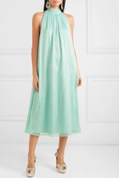 Rotate Birger Chiffon Halter Dress - nwt