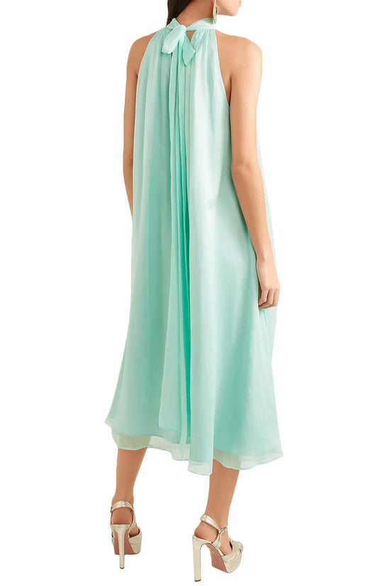 Rotate Birger Chiffon Halter Dress - nwt