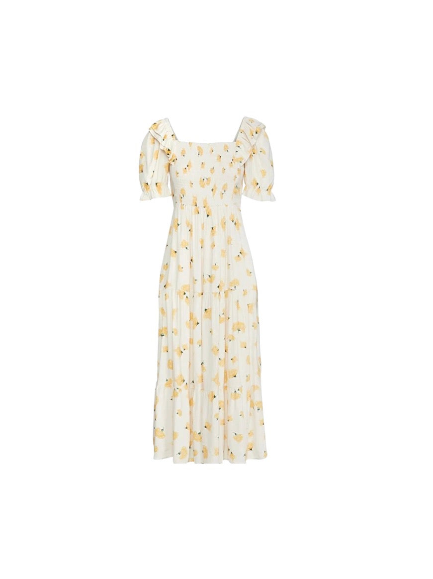 Bash Yellow Floral Dress