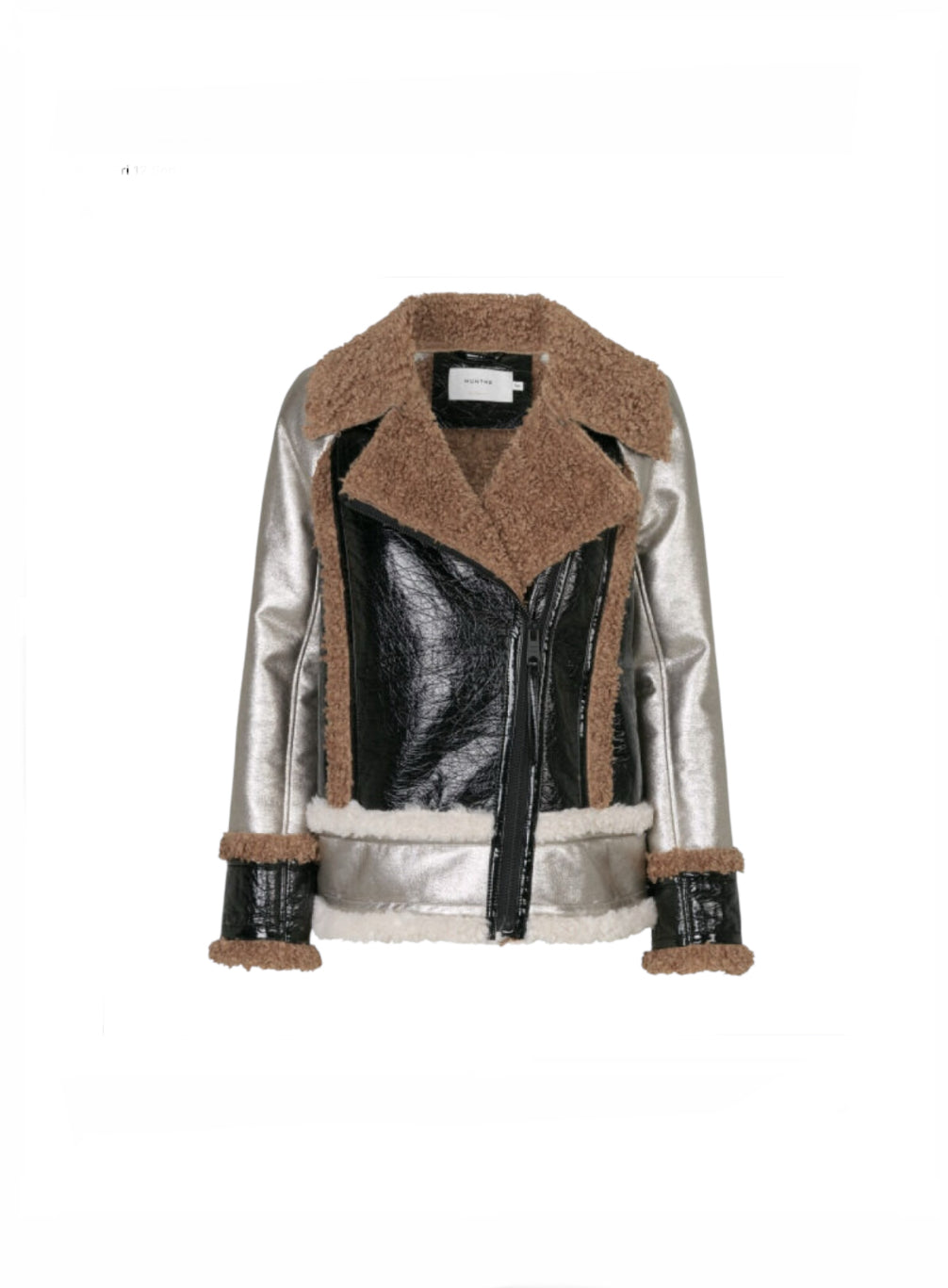Munthe Faux Shearling Oversized Biker - nwt
