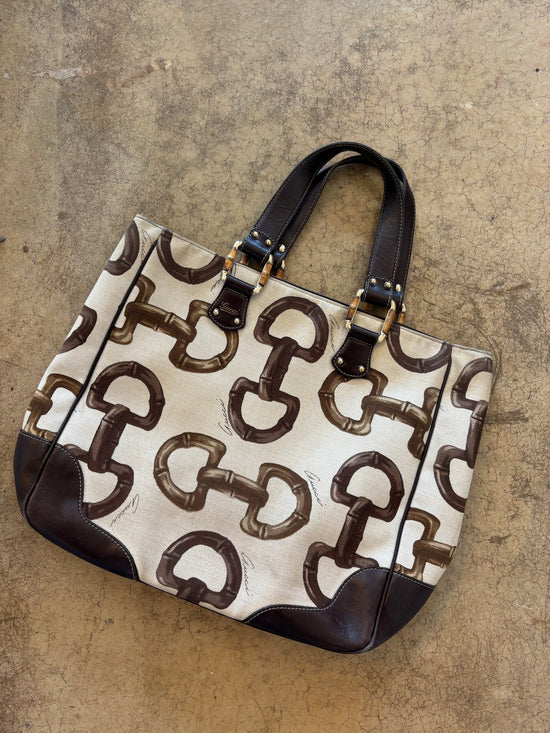 Vintage Gucci (Tom Ford Era) Horsebit Tote