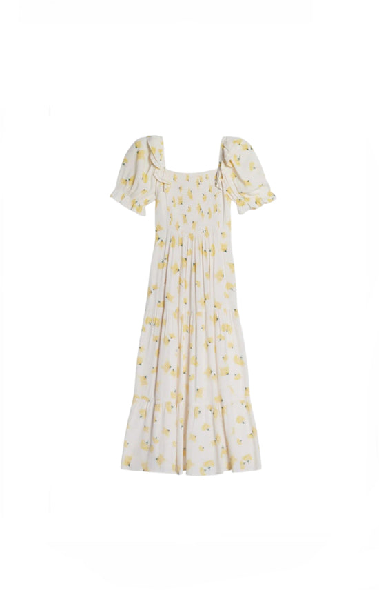 Ba&sh Yellow Floral Dress