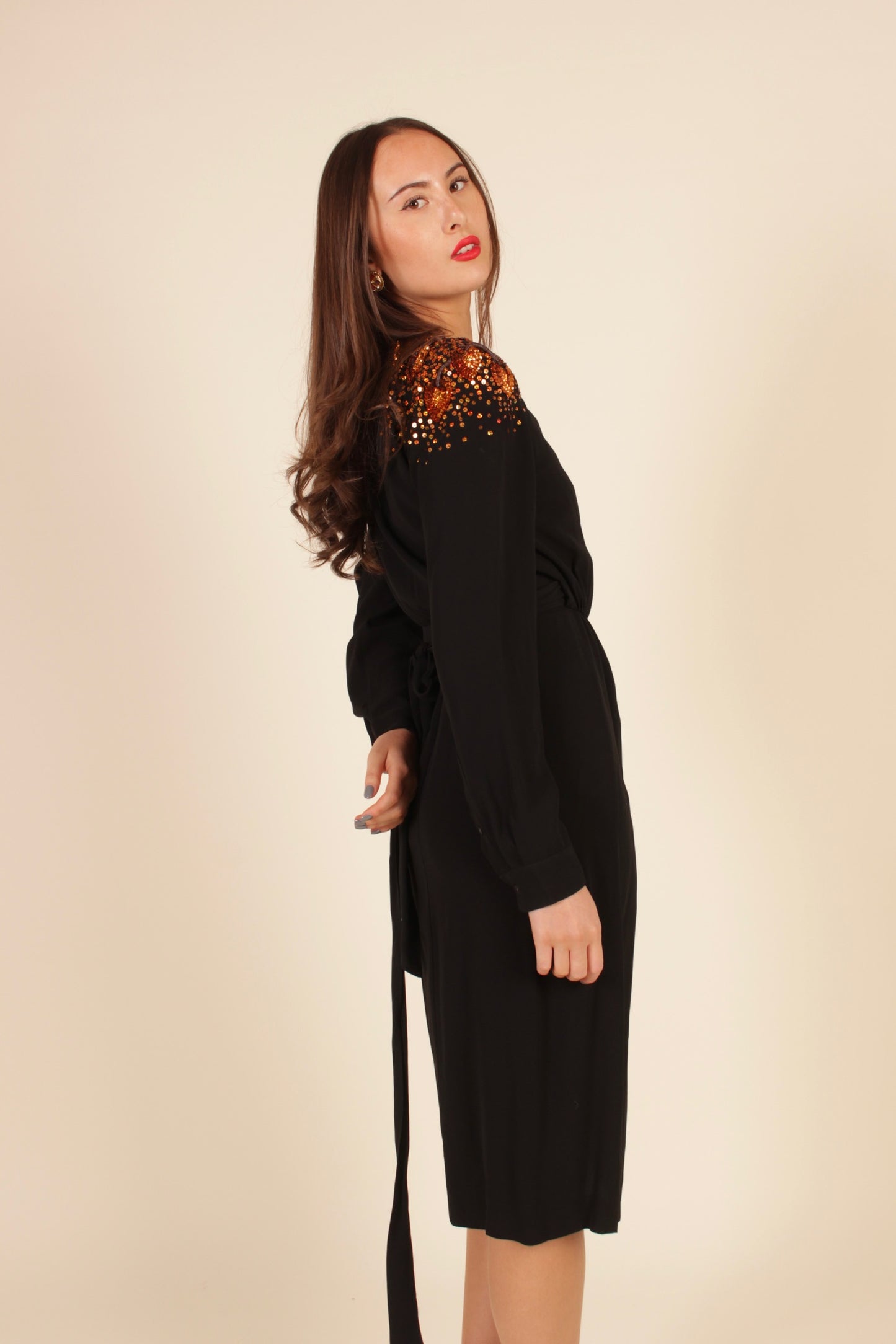 Dries Van Noten Sequin Wrap Dress