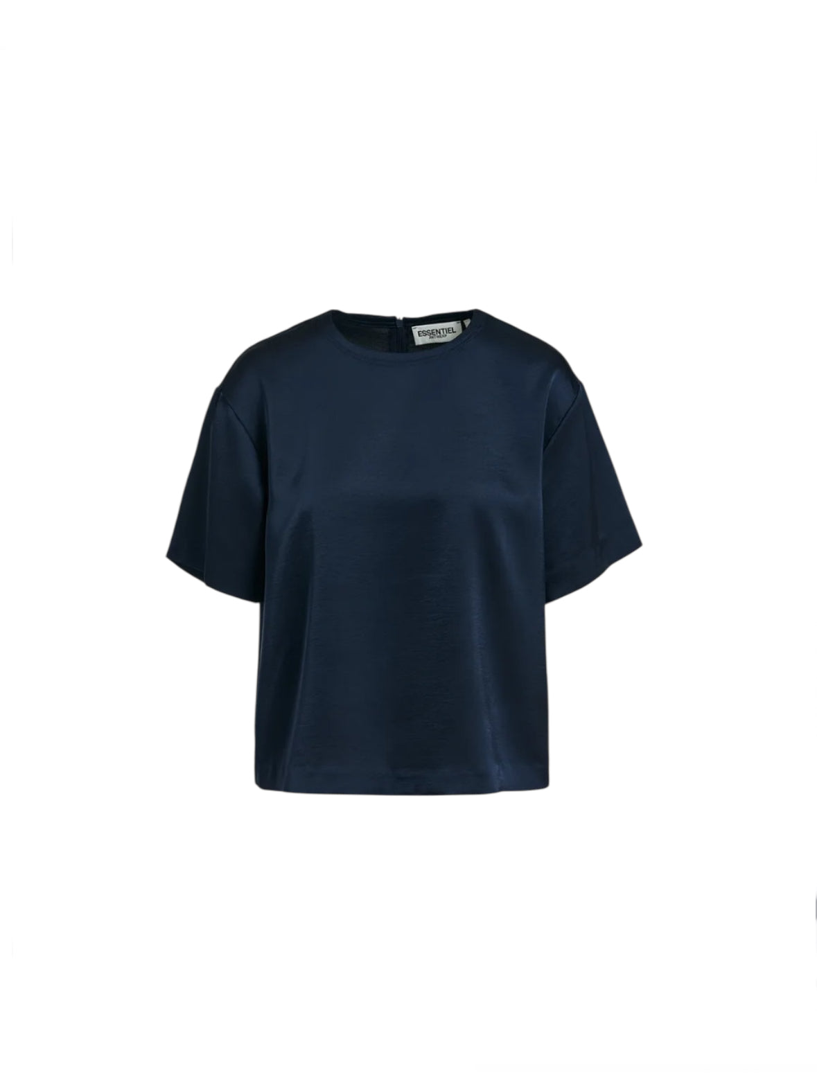 Essential Antwerp Navy Satin Top