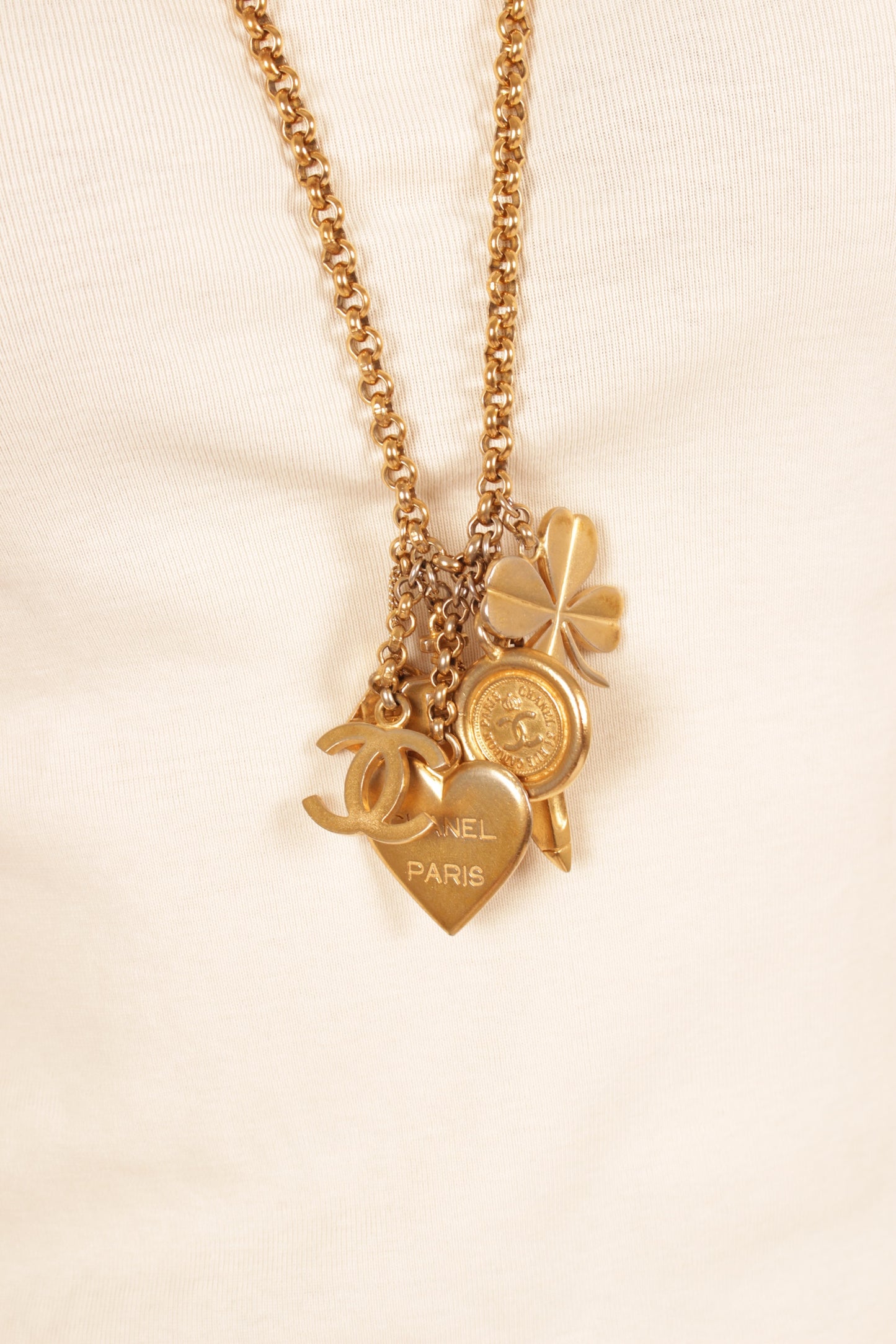 Chanel Vintage Lucky 7 Necklace