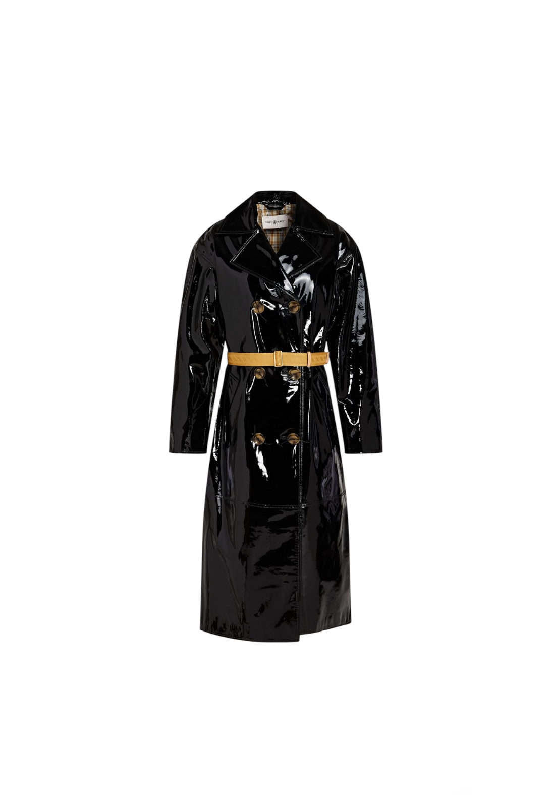 Tory Burch Patent Leather Trench Coat