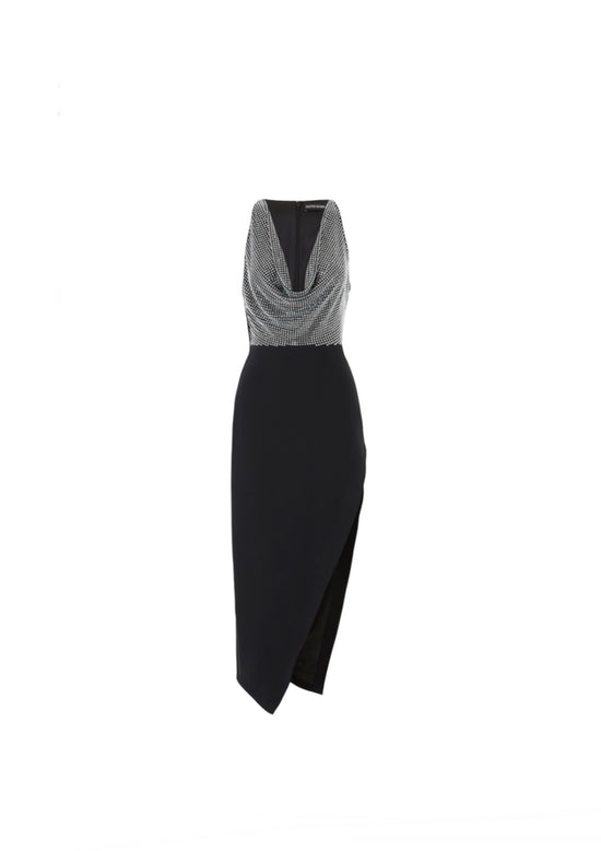 David Koma Crystal Cocktail Dress