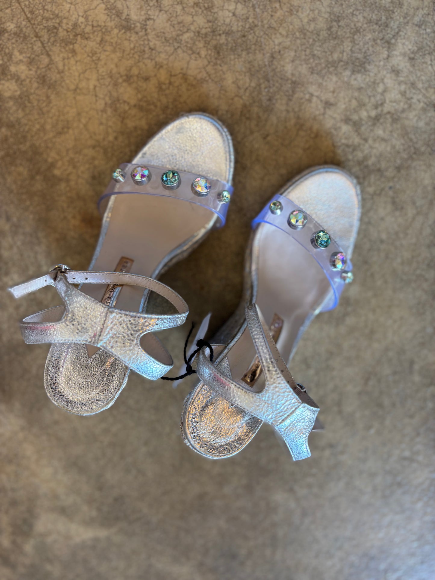 Sophia Webster Crystal Wedges