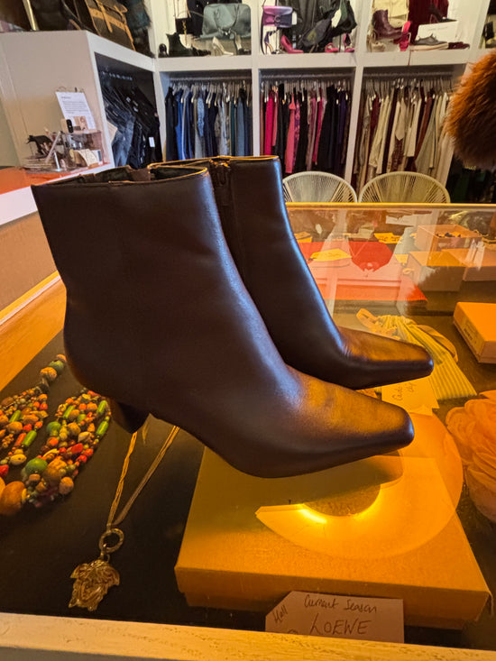 Dune Leather Ankle Boots