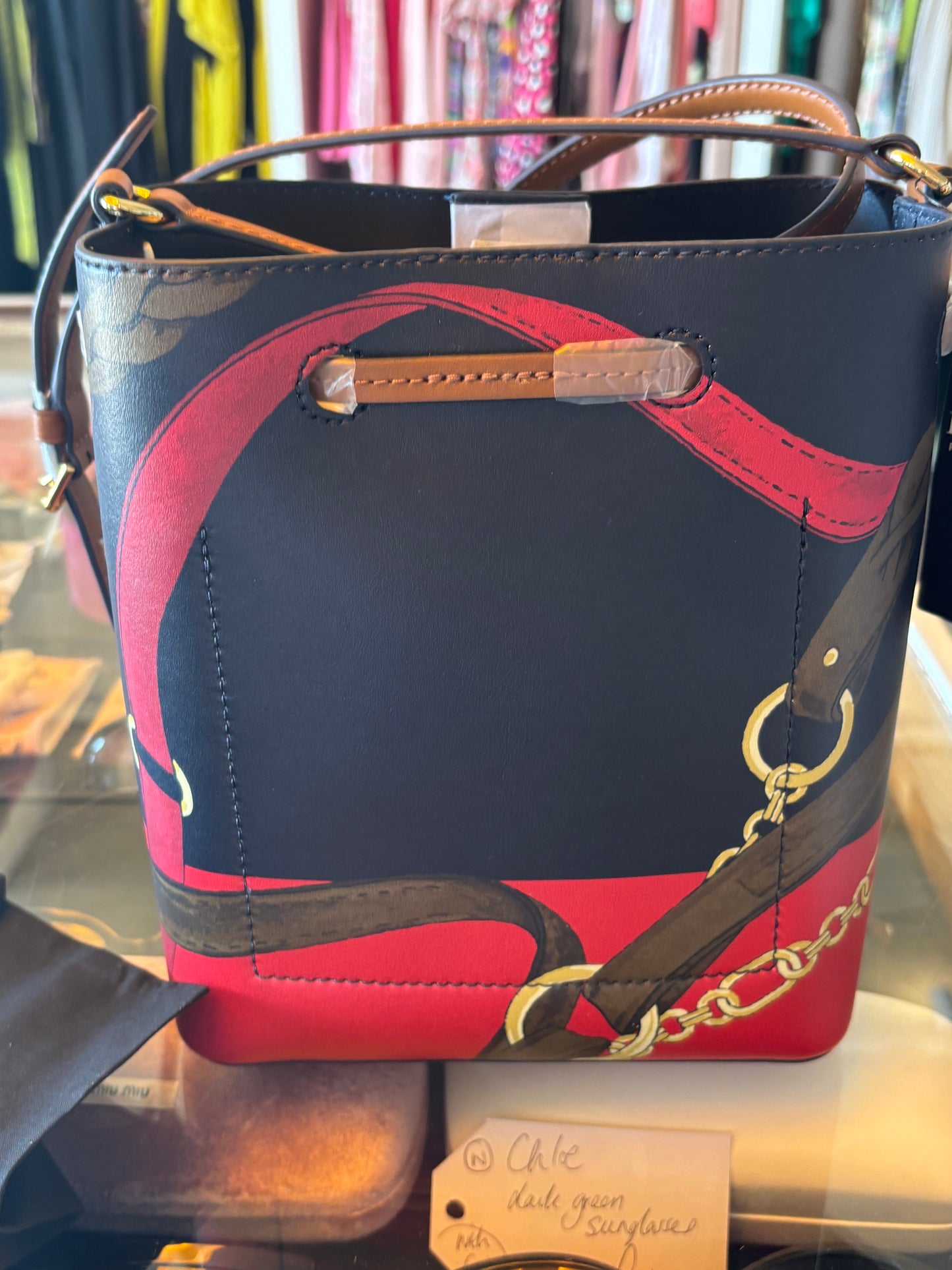 Ralph Lauren Leather Bucket Bag - NWT