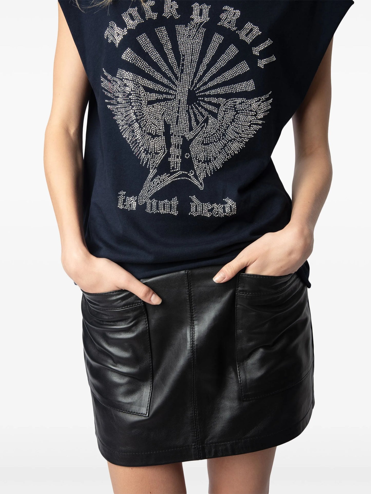 Zadig & Voltaire Crystal Rock n Roll T