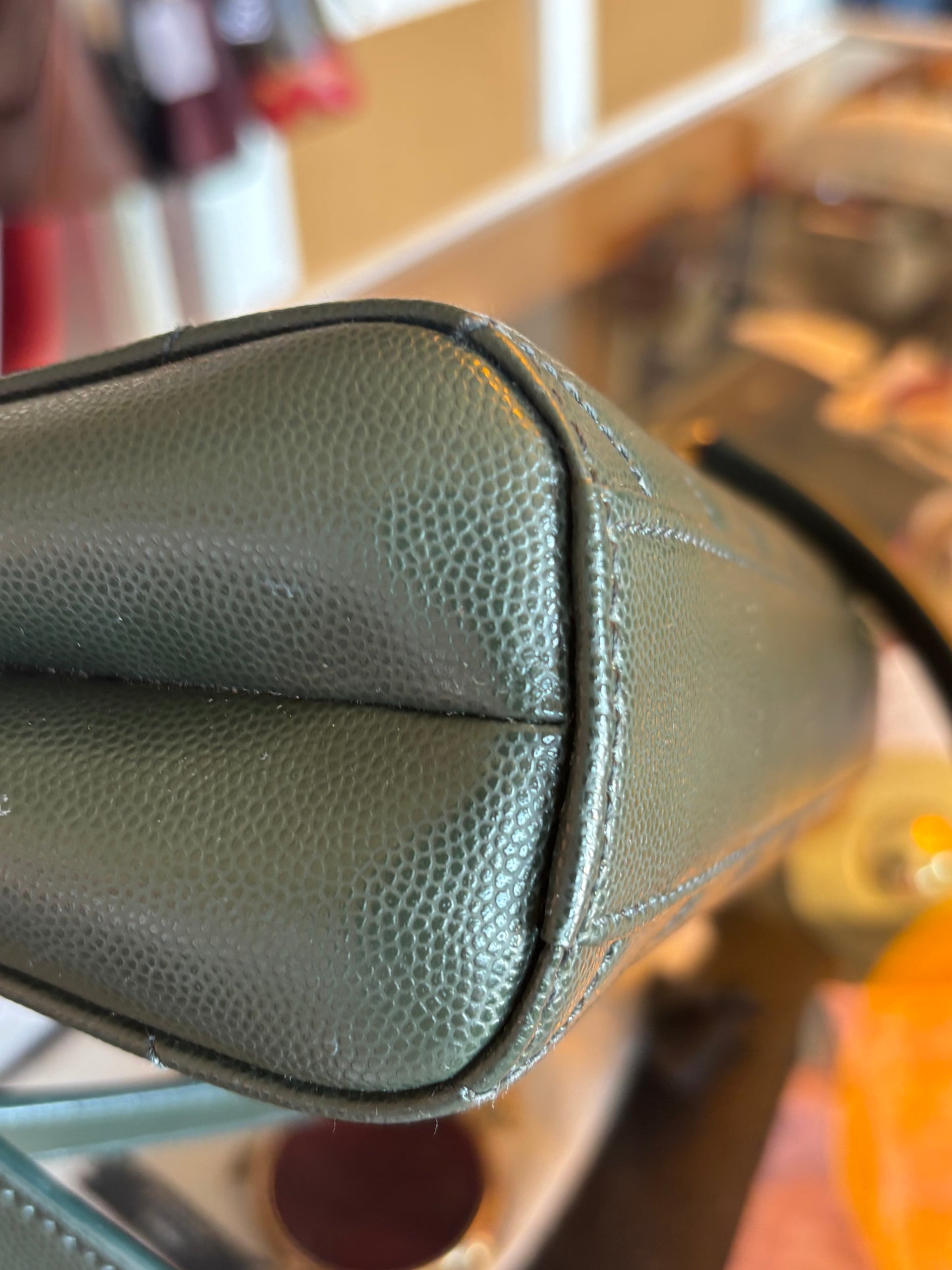 Saint Laurent Forest Green Tribeca Bag