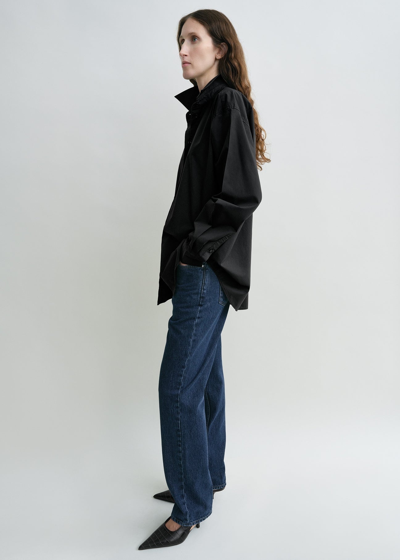 Toteme Classic Black Cotton Shirt