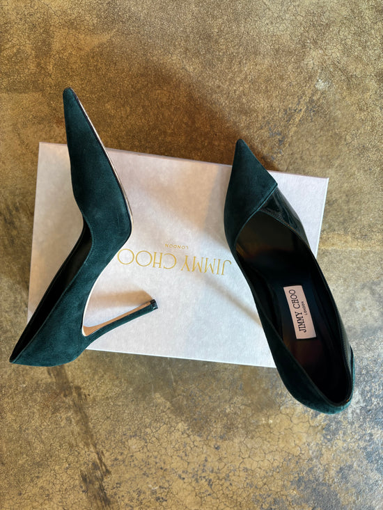 Jimmy Choo Dark Green Pumps