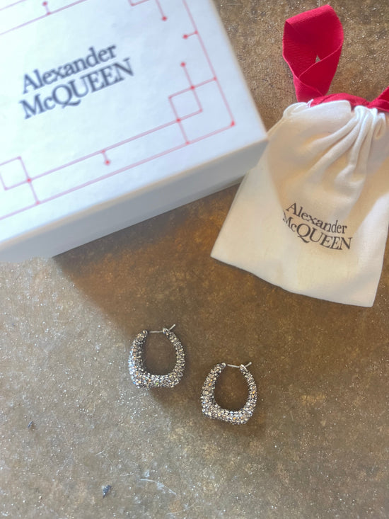 Alexander McQueen Crystal Earrings