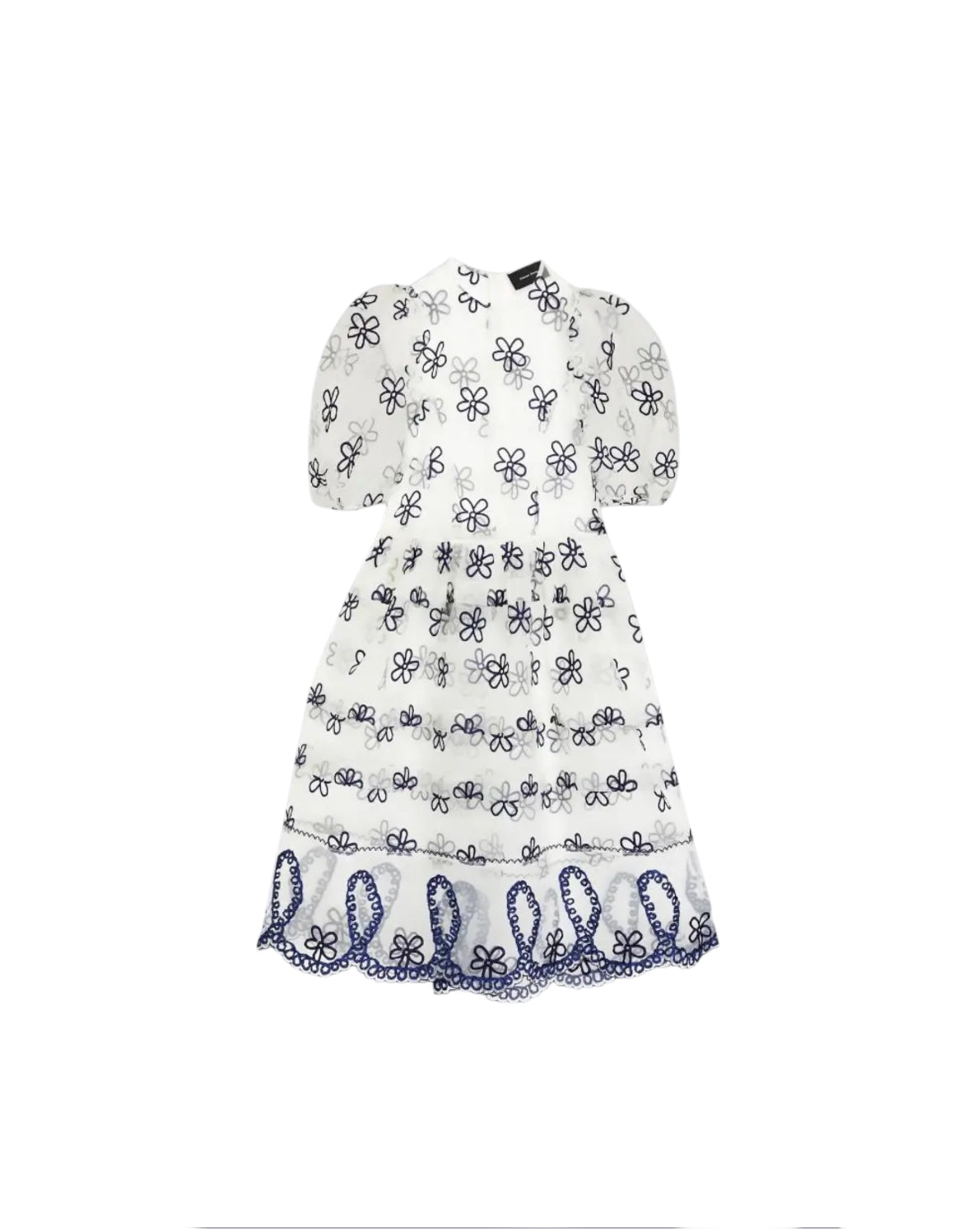 Simone Rocha Tulle Embroidered Dress