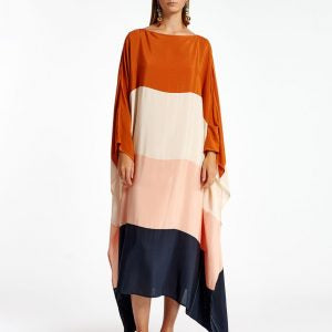 Essentiel Antwerp Striped Kaftan Dress