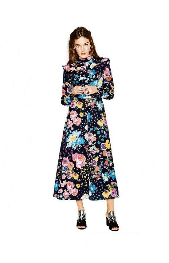 & Other Stories Floral Cotton Dress