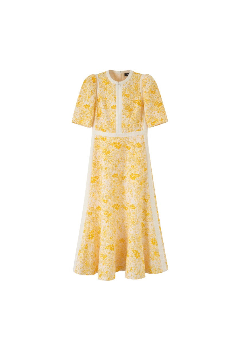 Me+Em Yellow Floral Dress