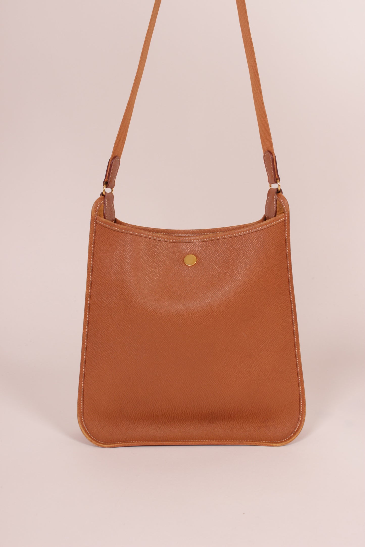 Hermes Vespa Tan leather Bag