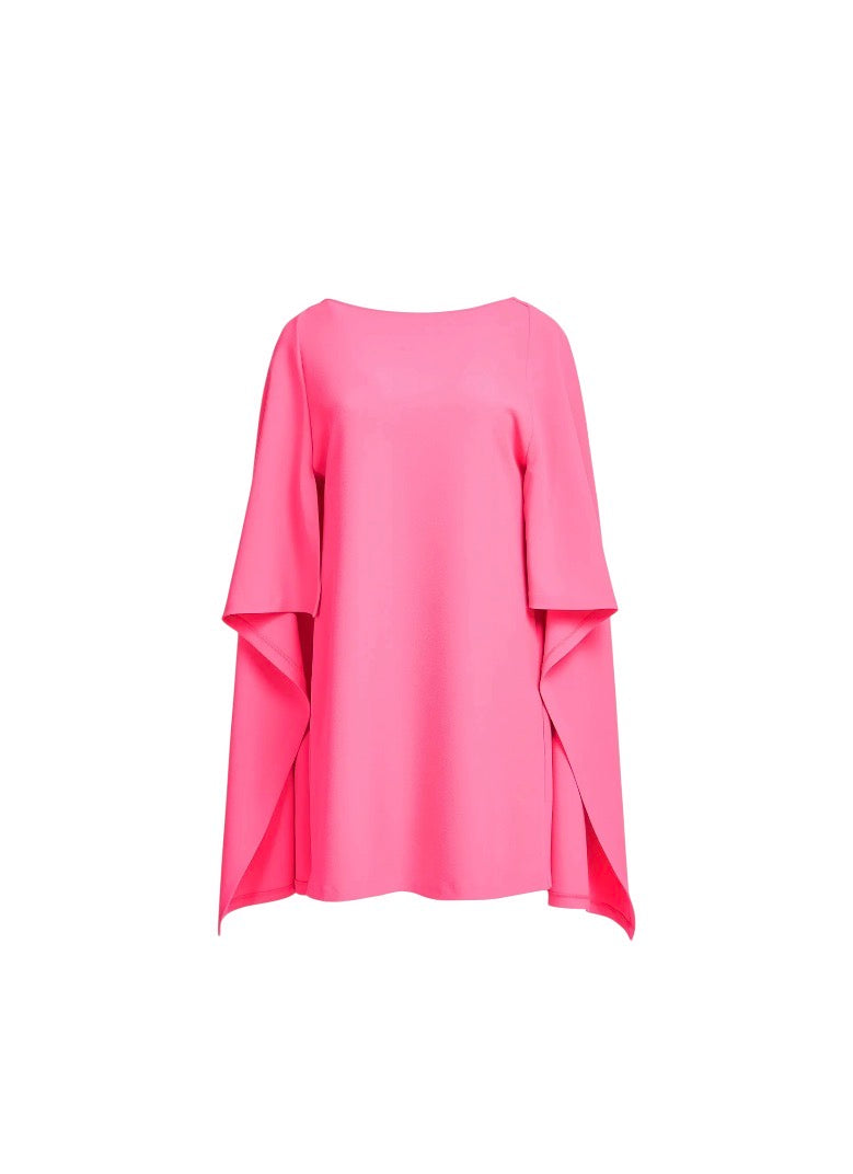 Essentiel Antwerp Pink Cape Dress
