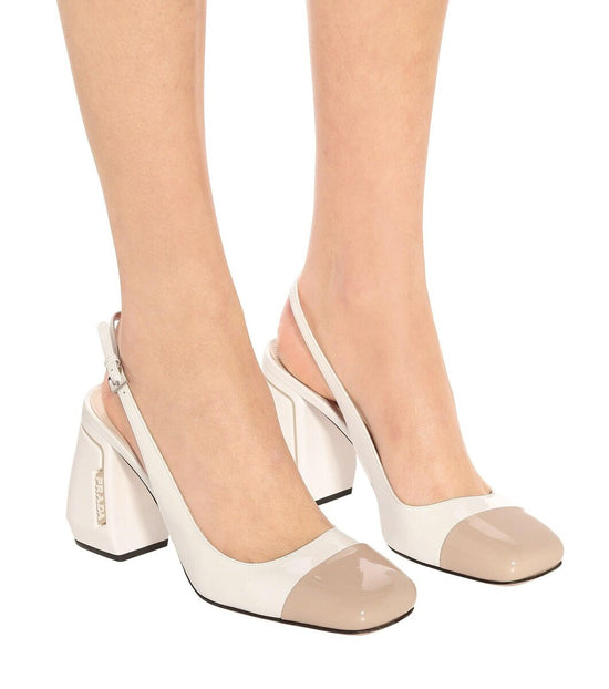 Prada Patent Sling Backs