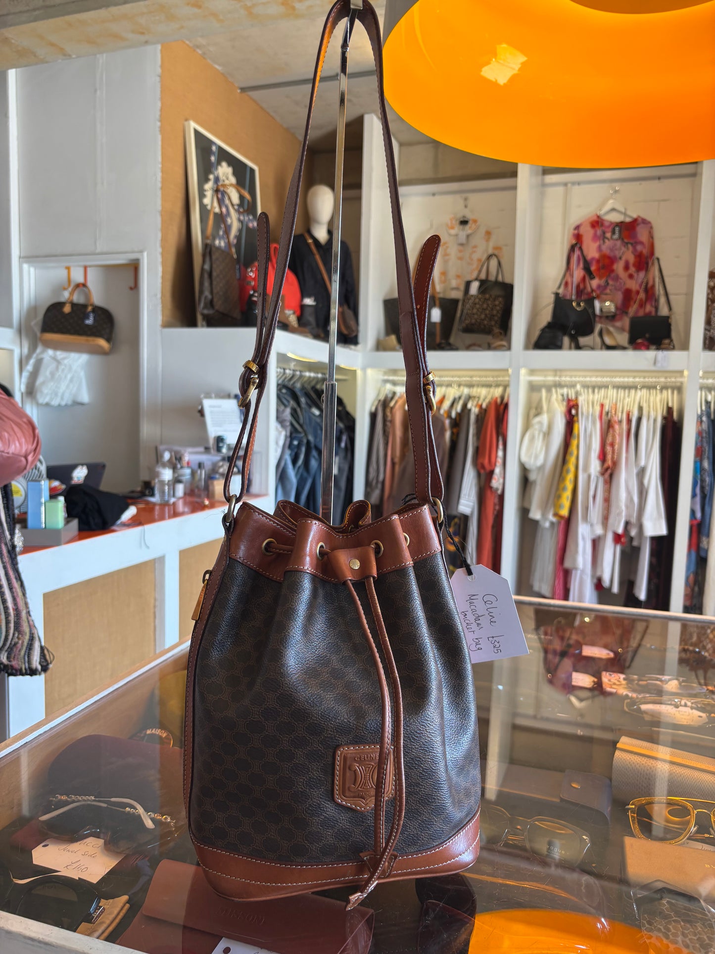 Vintage Celine Drawstring Bag