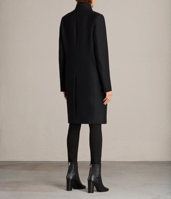 All Saints Mae Ruffle Coat